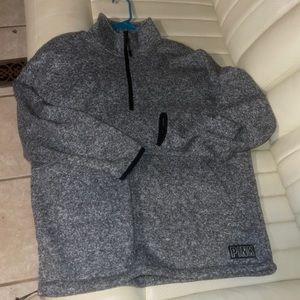 VS PINK quarter zip pullover NWOT